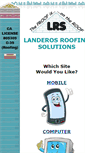 Mobile Screenshot of landeros-roofing.com